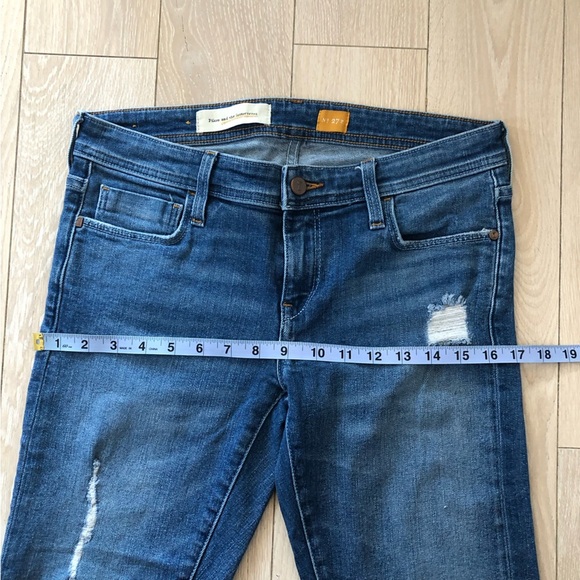 Anthropologie Pilcro and the Letterpress Distressed Low Rise Jeans Size 27P - Picture 5 of 13